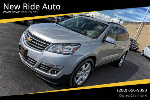 2016 Chevrolet Traverse for sale at New Ride Auto in Rexburg ID