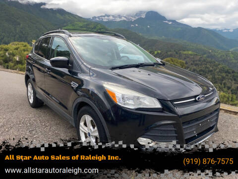 2014 Ford Escape for sale at All Star Auto Sales of Raleigh Inc. in Raleigh NC