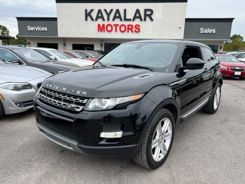2014 Land Rover Range Rover Evoque Coupe for sale at KAYALAR MOTORS in Houston TX