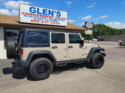2016 Jeep Wrangler Unlimited for sale at Glen's Auto Sales in Watertown SD