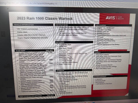 2023 RAM 1500 Classic Warlock