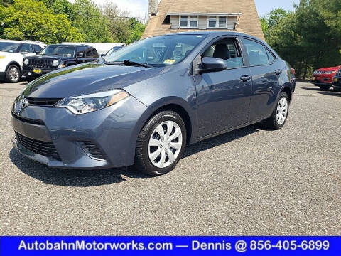 2016 Toyota Corolla for sale at Autobahn Motorworks in Vineland NJ