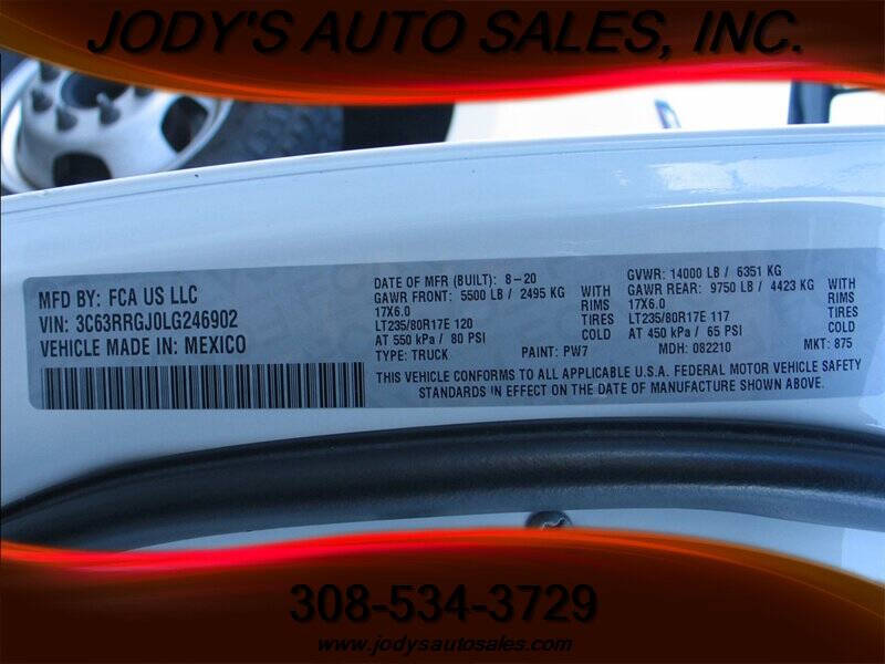 2020 RAM 3500 Tradesman