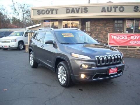 2014 Jeep Cherokee for sale at Scott Davis Auto Sales in Turlock CA