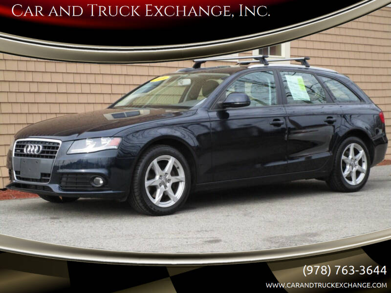 2009 Audi A4 for sale at Car and Truck Exchange, Inc. in Rowley MA