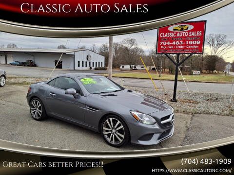 2017 Mercedes-Benz SLC for sale at Classic Auto Sales in Maiden NC