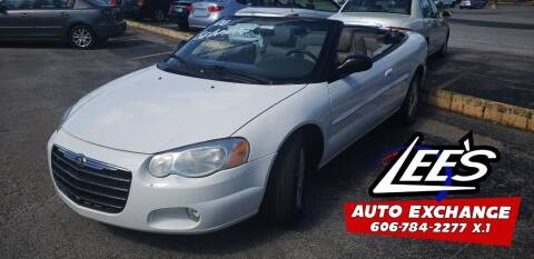 2006 Chrysler Sebring for sale at LEE'S USED CARS INC ASHLAND in Ashland KY