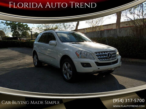 2009 Mercedes-Benz M-Class for sale at Florida Auto Trend in Plantation FL