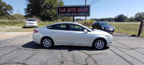 2014 Ford Fusion for sale at T & G Auto Sales in Florence AL