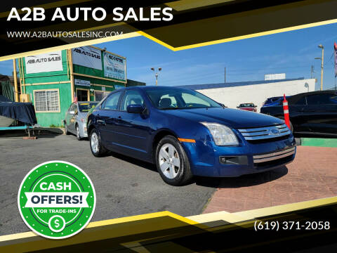 2007 Ford Fusion for sale at A2B AUTO SALES in Chula Vista CA