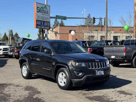 2015 Jeep Grand Cherokee for sale at SIERRA AUTO LLC in Salem OR