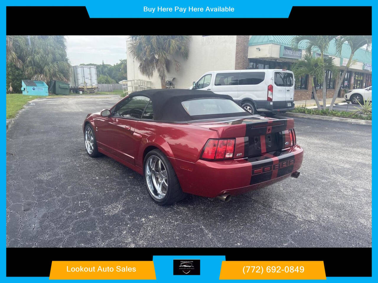 2003 Ford Mustang SVT Cobra for sale at Lookout Auto Sales in Stuart, FL