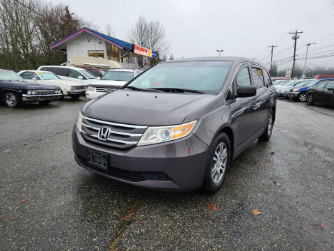 2012 Honda Odyssey for sale at Leavitt Auto Sales and Used Car City in Everett WA