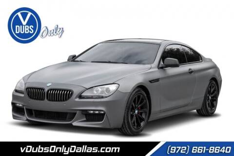 2014 BMW 6 Series for sale at VDUBS ONLY in Plano TX