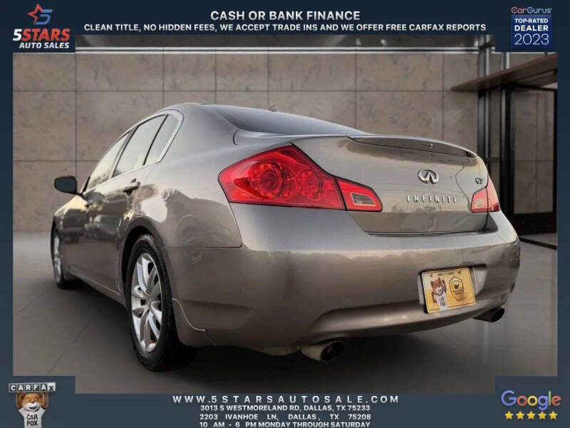 2009 Infiniti G37 Sedan Journey