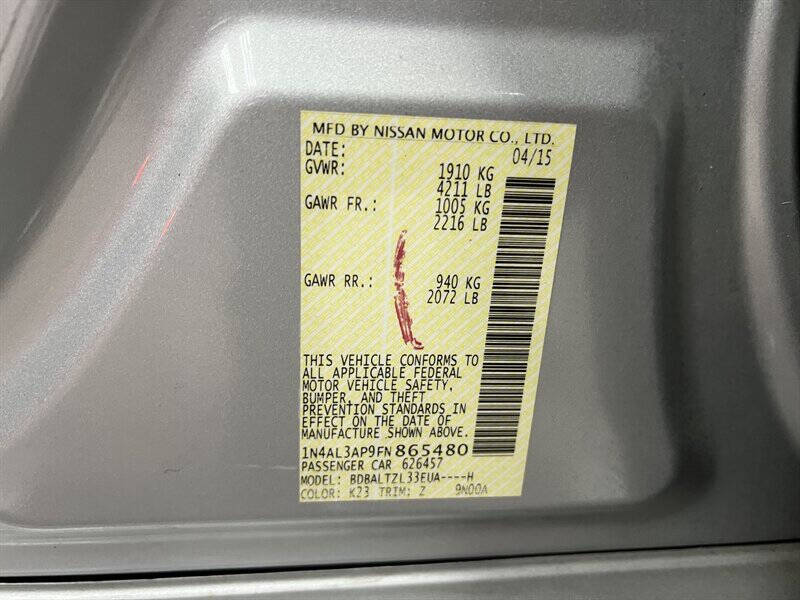 2015 Nissan Altima 2.5 SL