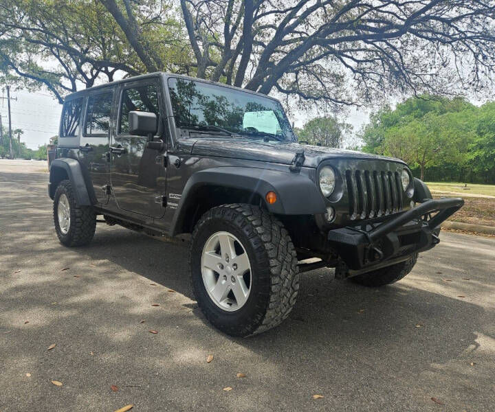 Used 2014 Jeep Wrangler Unlimited Sport with VIN 1C4BJWDG8EL209072 for sale in San Antonio, TX
