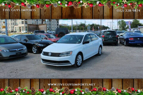 2015 Volkswagen Jetta for sale at Five Guys Imports in Austin TX