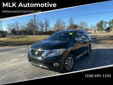 2016 Nissan Pathfinder for sale at MLK Automotive in Winston Salem NC