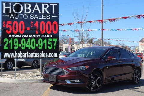 2017 Ford Fusion for sale at Hobart Auto Sales in Hobart IN