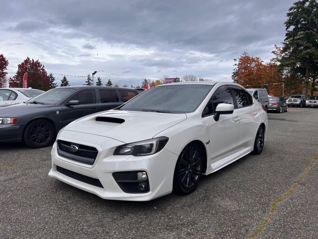 2017 Subaru WRX for sale at PLATINUM AUTO SALES INC in Lacey, WA