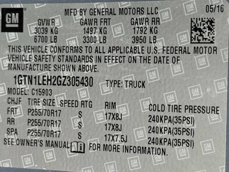 2016 GMC Sierra 1500
