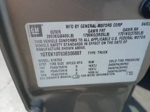 2003 GMC Sierra 1500