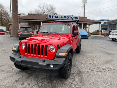2018 Jeep Wrangler Unlimited for sale at RPM Motors in Nashville TN