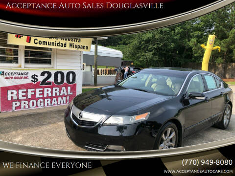 2012 Acura TL for sale at Acceptance Auto Sales Douglasville in Douglasville GA
