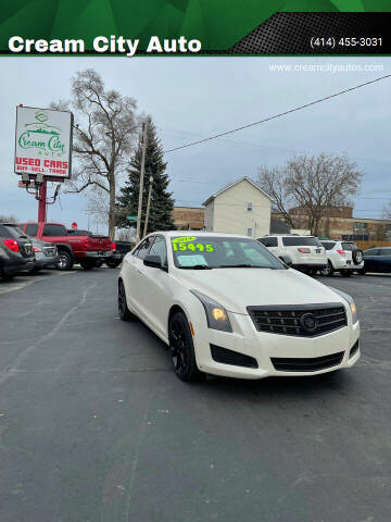 2014 Cadillac ATS for sale at Cream City Auto in Milwaukee WI