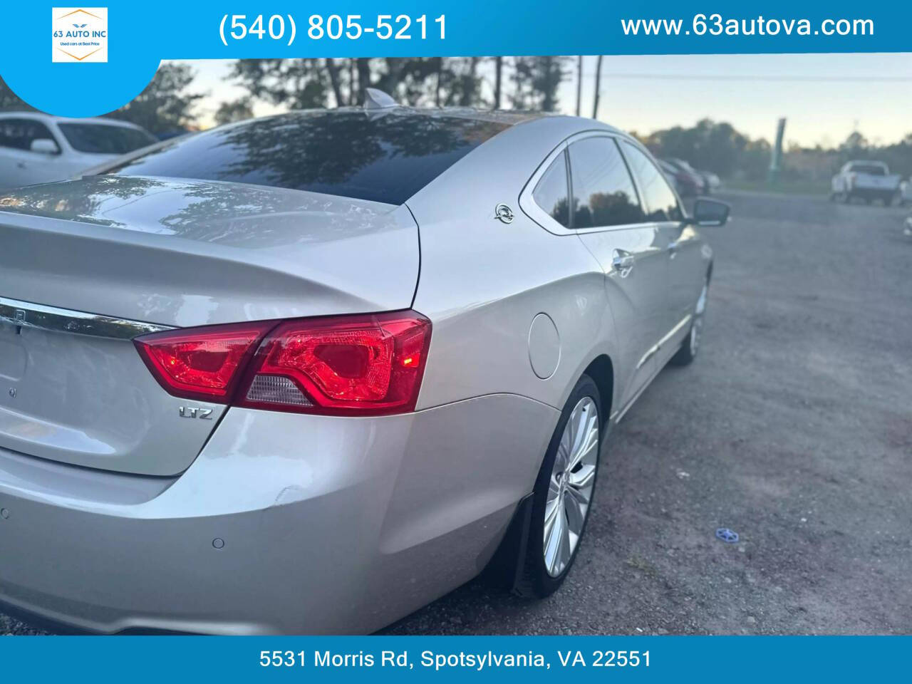 2015 Chevrolet Impala for sale at 63 Auto Inc in Spotsylvania, VA