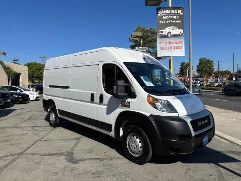 2019 RAM ProMaster for sale at Sanmiguel Motors in South Gate CA