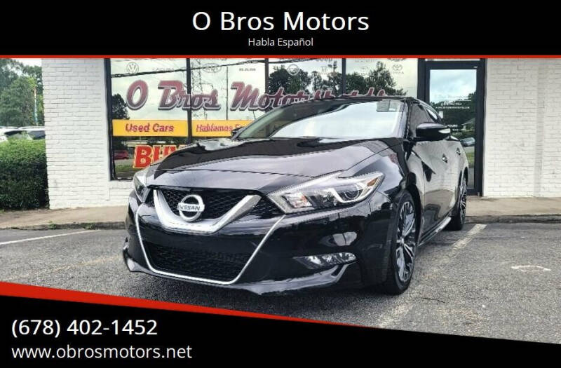 2017 Nissan Maxima for sale at O Bros Motors in Marietta GA