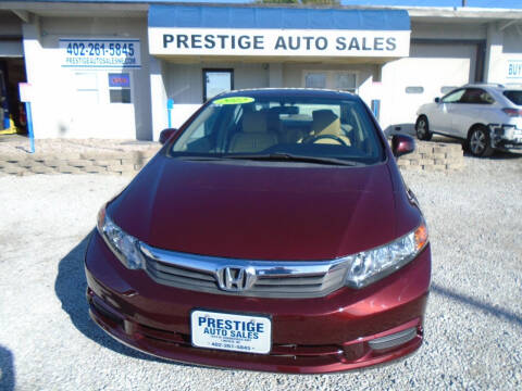 2012 Honda Civic for sale at Prestige Auto Sales in Lincoln NE