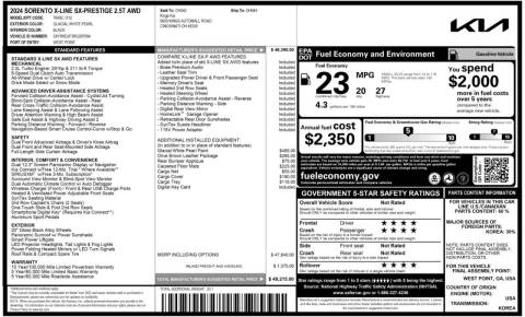 2024 Kia Sorento X-Line SX Prestige