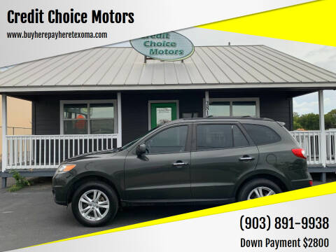 2011 Hyundai Santa Fe for sale at Credit Choice Motors in Sherman TX