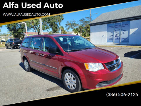 2015 Dodge Grand Caravan for sale at Alfa Used Auto in Holly Hill FL