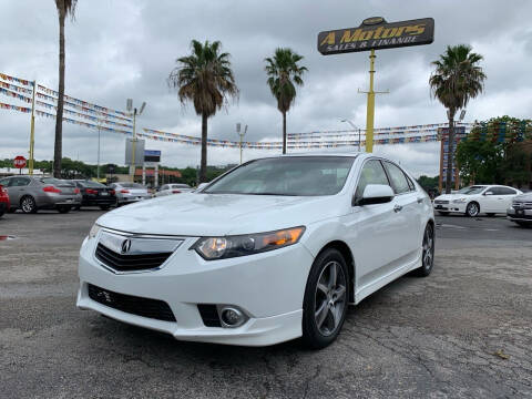2013 Acura TSX for sale at A MOTORS SALES AND FINANCE in San Antonio TX