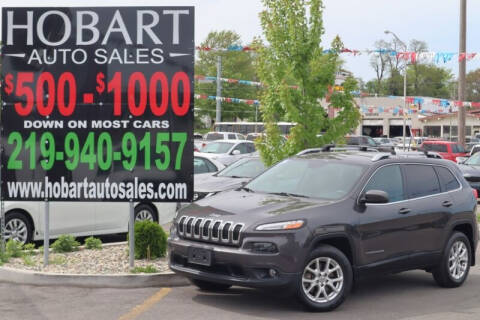 2016 Jeep Cherokee for sale at Hobart Auto Sales in Hobart IN