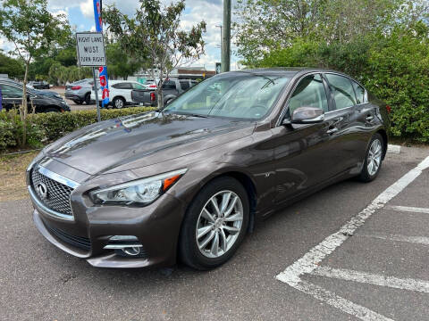 2015 Infiniti Q50 for sale at Bay City Autosales in Tampa FL