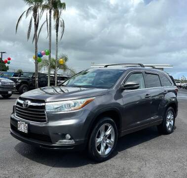 2014 Toyota Highlander for sale at PONO'S USED CARS in Hilo HI