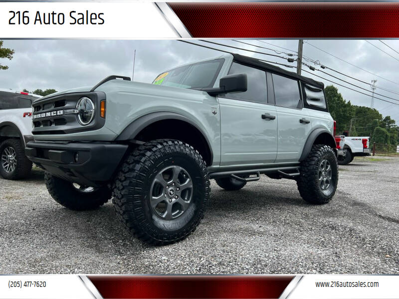 2021 Ford Bronco for sale at 216 Auto Sales in Mc Calla AL