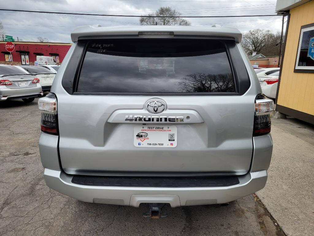 2018 Toyota 4Runner for sale at DAGO'S AUTO SALES LLC in Dalton, GA