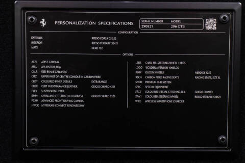 2023 Ferrari 296 GTB