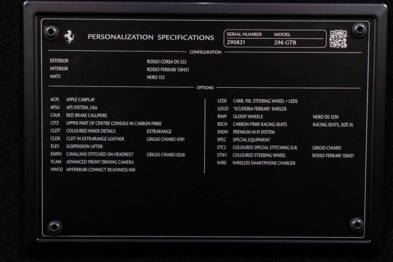 2023 Ferrari 296 GTB