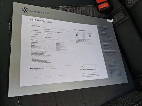 2024 Volkswagen Taos SE