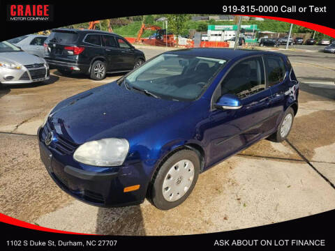 2007 Volkswagen Rabbit for sale at CRAIGE MOTOR CO in Durham NC