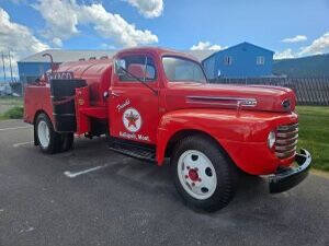 1950 Ford F5 Fuel Truck for sale at HIGH-LINE MOTOR SPORTS in Brea CA