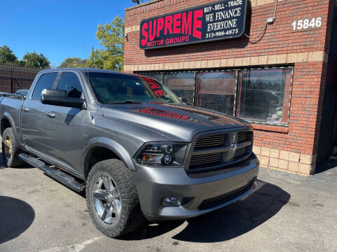 2011 RAM 1500 for sale at Supreme Motor Groups in Detroit MI