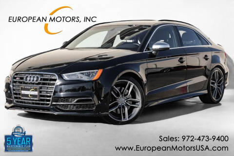 2015 Audi S3 for sale at European Motors Inc in Plano TX